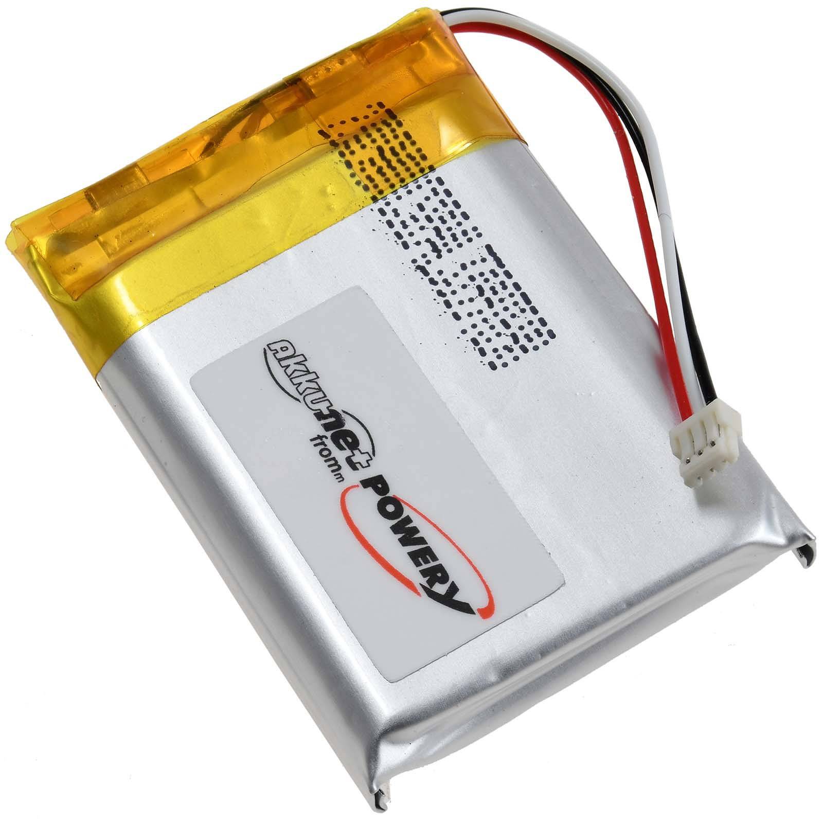 Powery Akku kompatibel mit Jabra Typ AHB572535PST, 3,7V, Li-Polymer