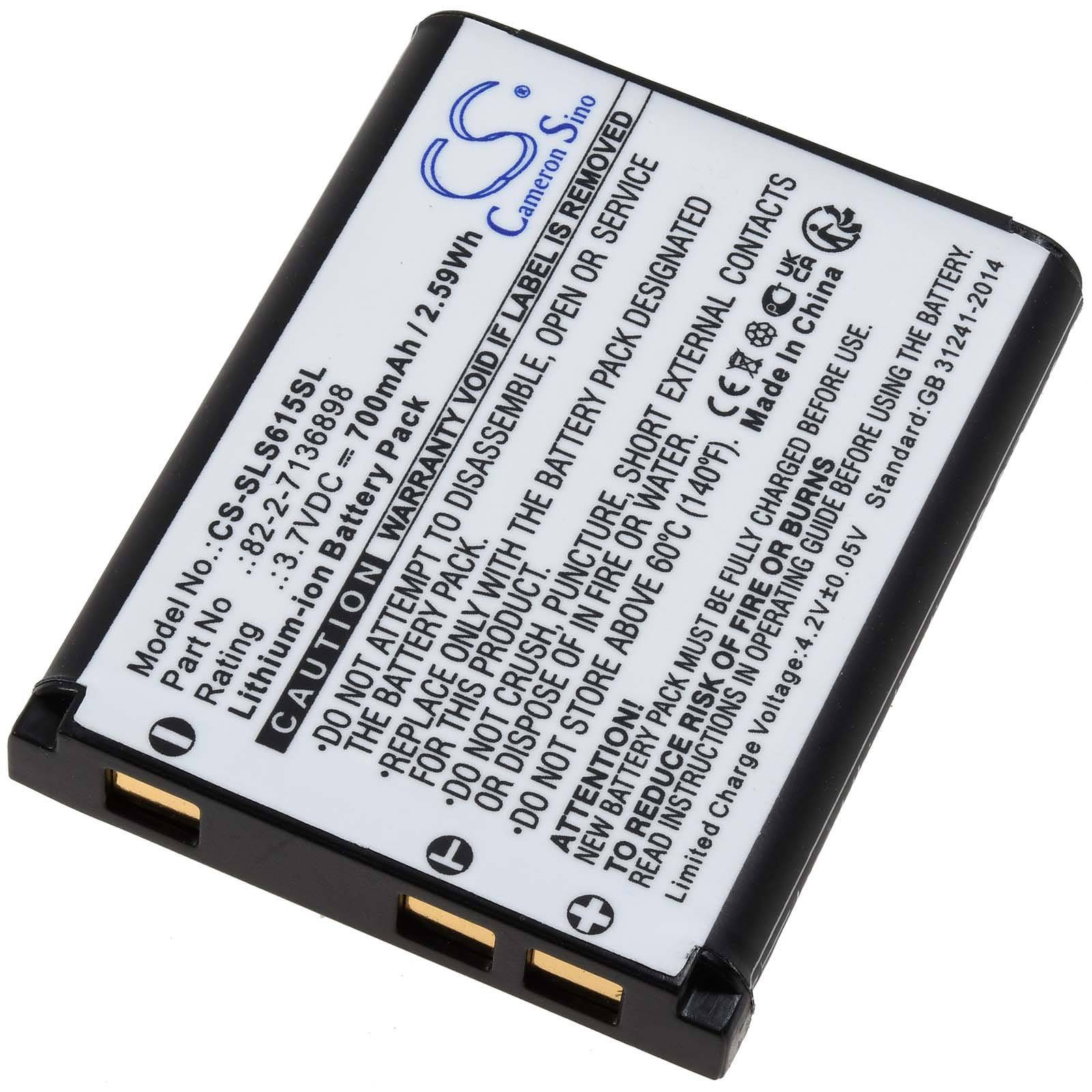 Powery Akku kompatibel mit steelseries Typ 82-2-7136898, 3,7V, Li-Ion