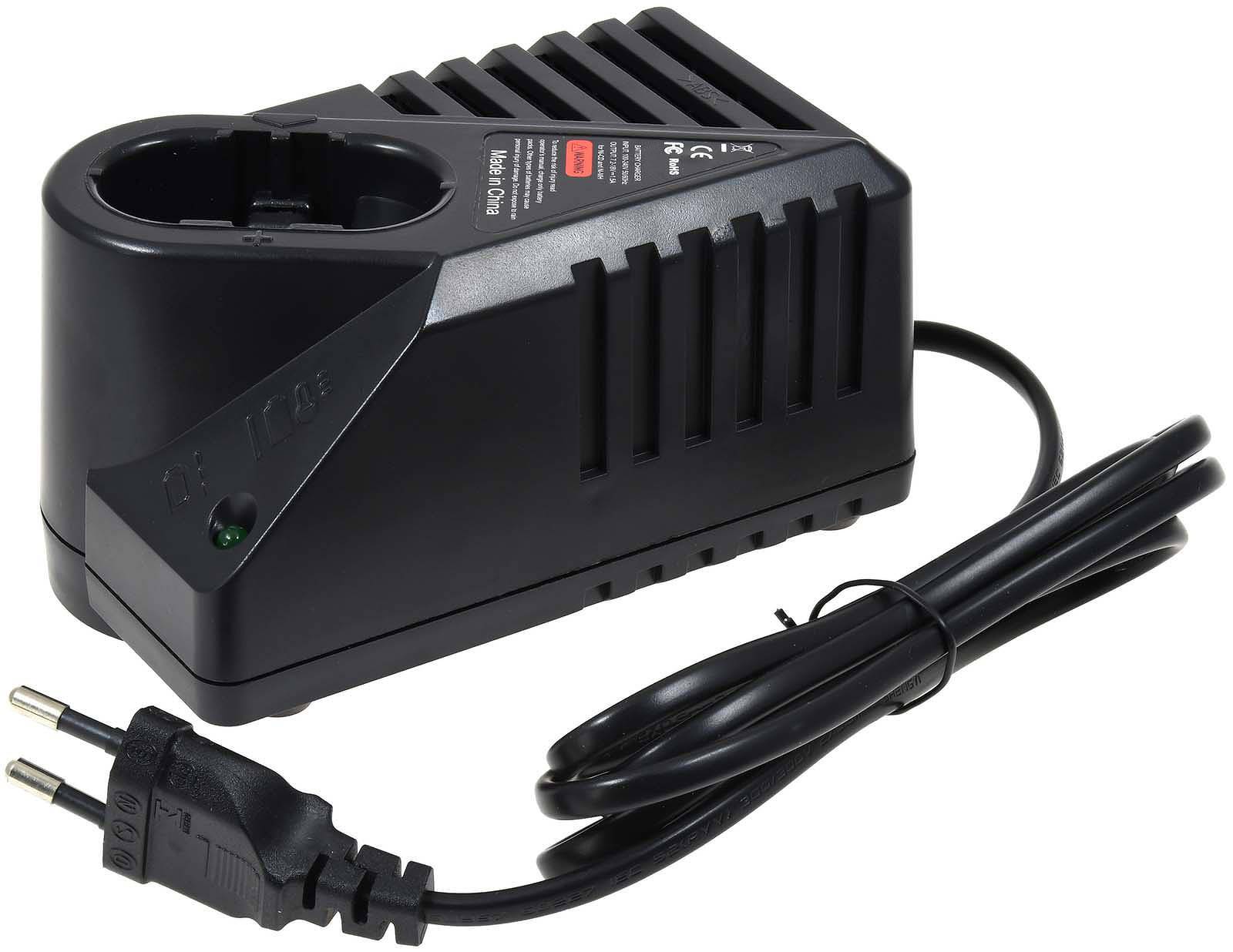 Powery Ladegerät für Akku Würth Akku-Bohrhammer ABH 20-SLS (neuere Version) 7,2V-18V, 7,2V-18V