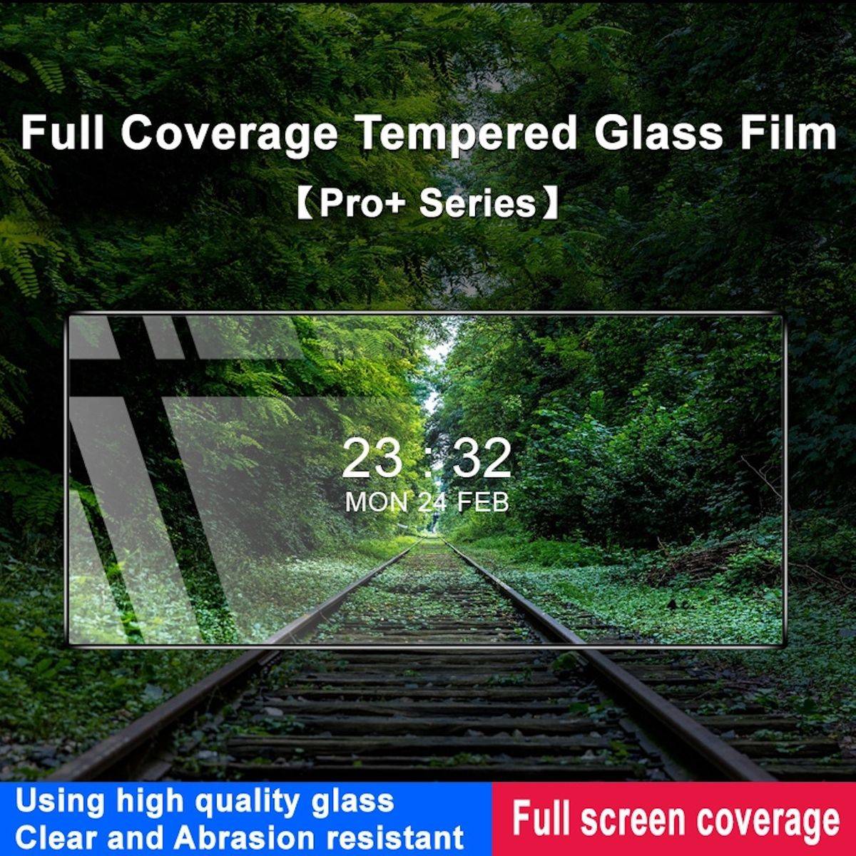 Für Samsung Galaxy S24 Ultra 3D 0,3 H9 Hart Glas Schwarz Panzer Folie