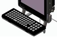 Zebra - Tastaturarmbefestigungsplatte - für Zebra