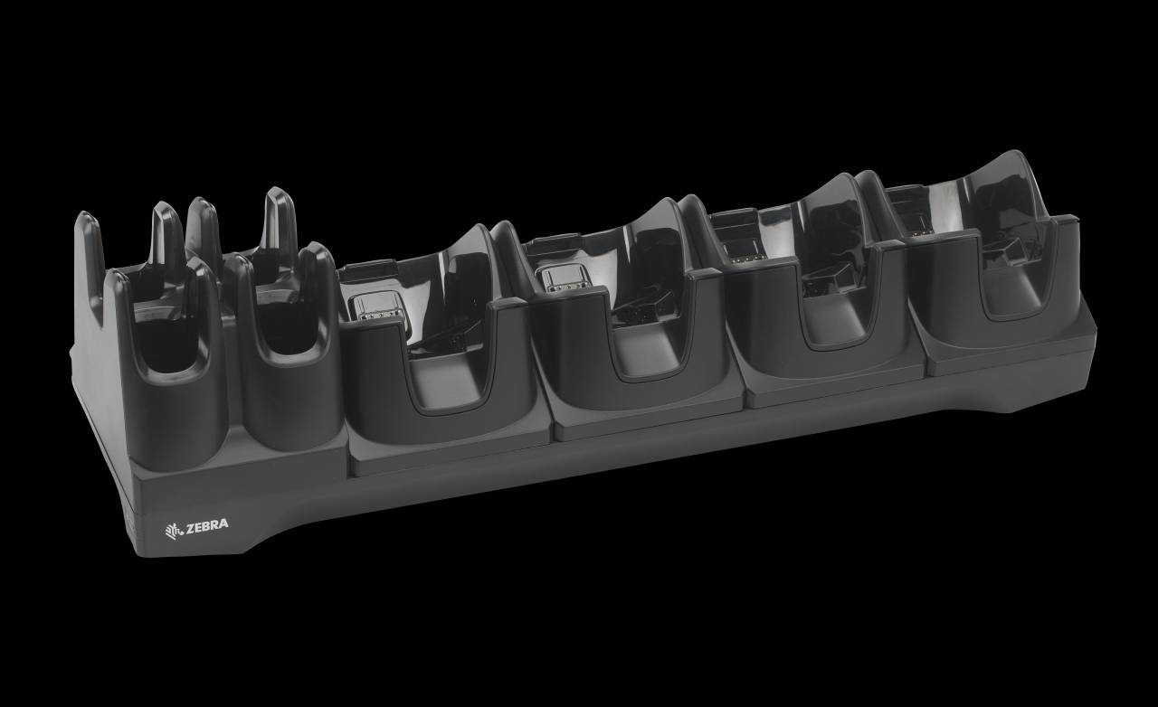 Zebra 4Slot Charge Only Cradle with 4Slot Spare Battery Charger