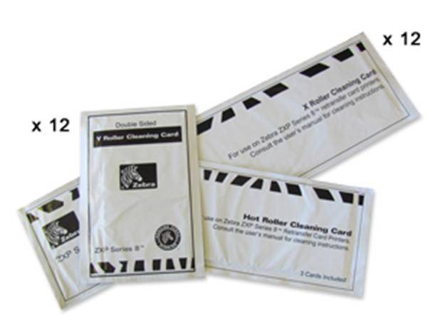 Zebra - Drucker-Reinigungskarten-Kit - für ZXP