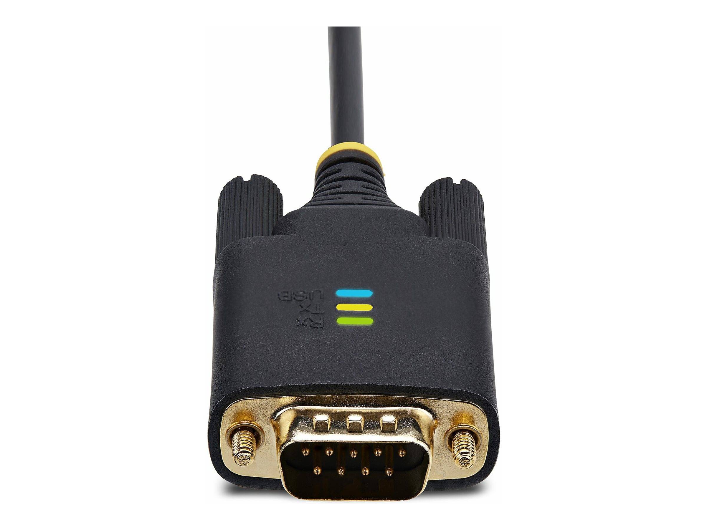 StarTech.com 1m USB auf Seriell Adapter, COM-Retention, FTDI, USB auf DB9 - Kabel USB / seriell - USB (M)