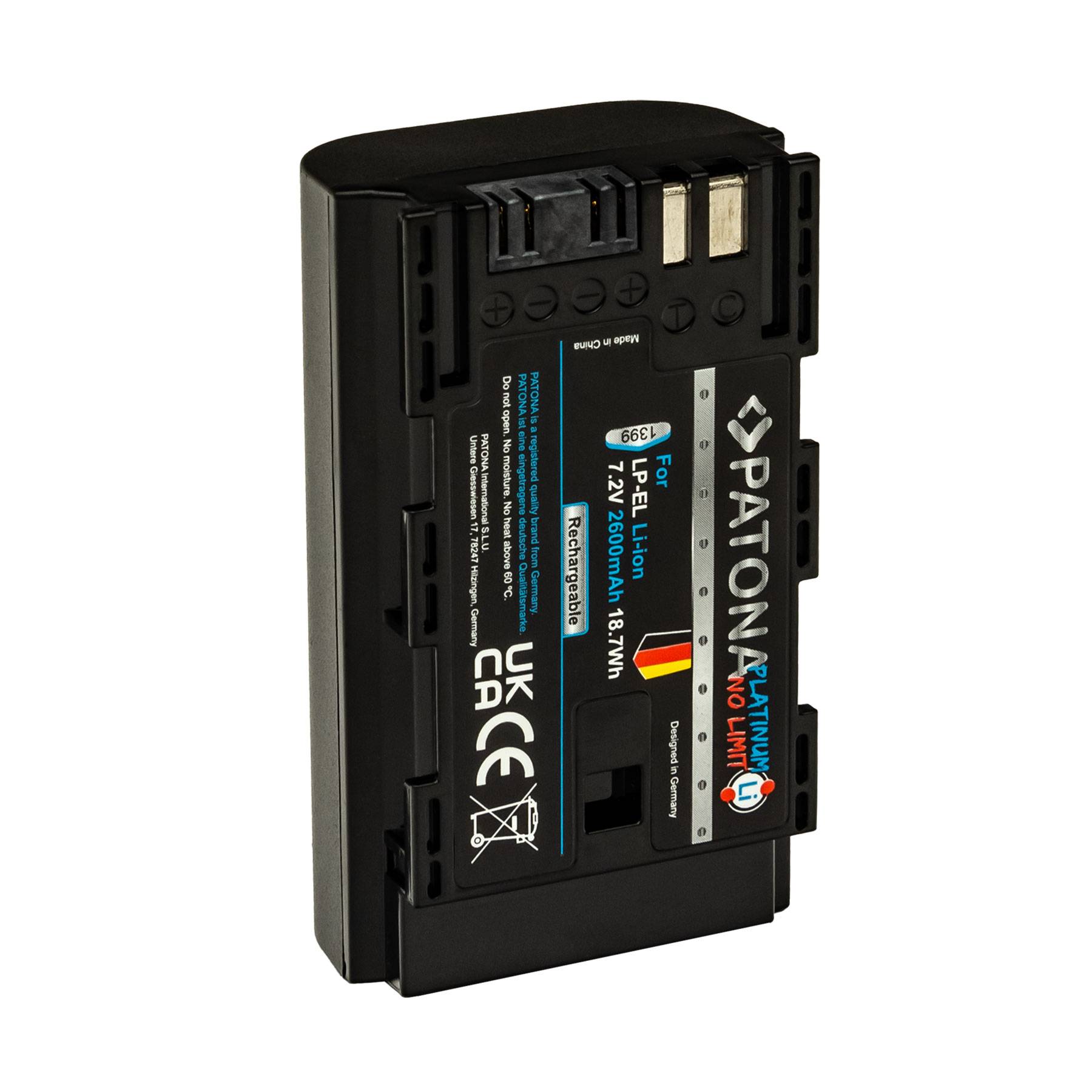 PATONA Platinum Akku Canon LP-EL Speedlite EL-1 DS401231