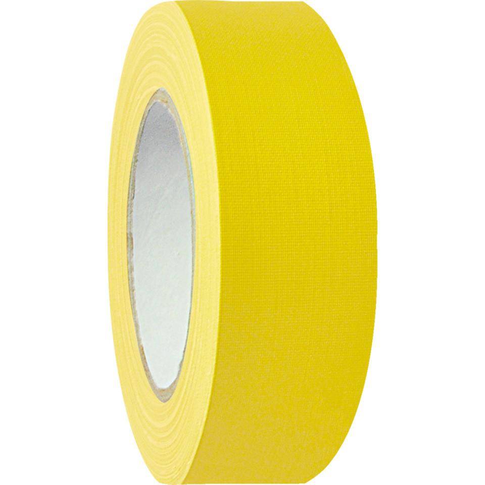 Gewebe-Klebeband, universell einsetzbar, wasserfest, gelb, 50mm,50m/Rolle