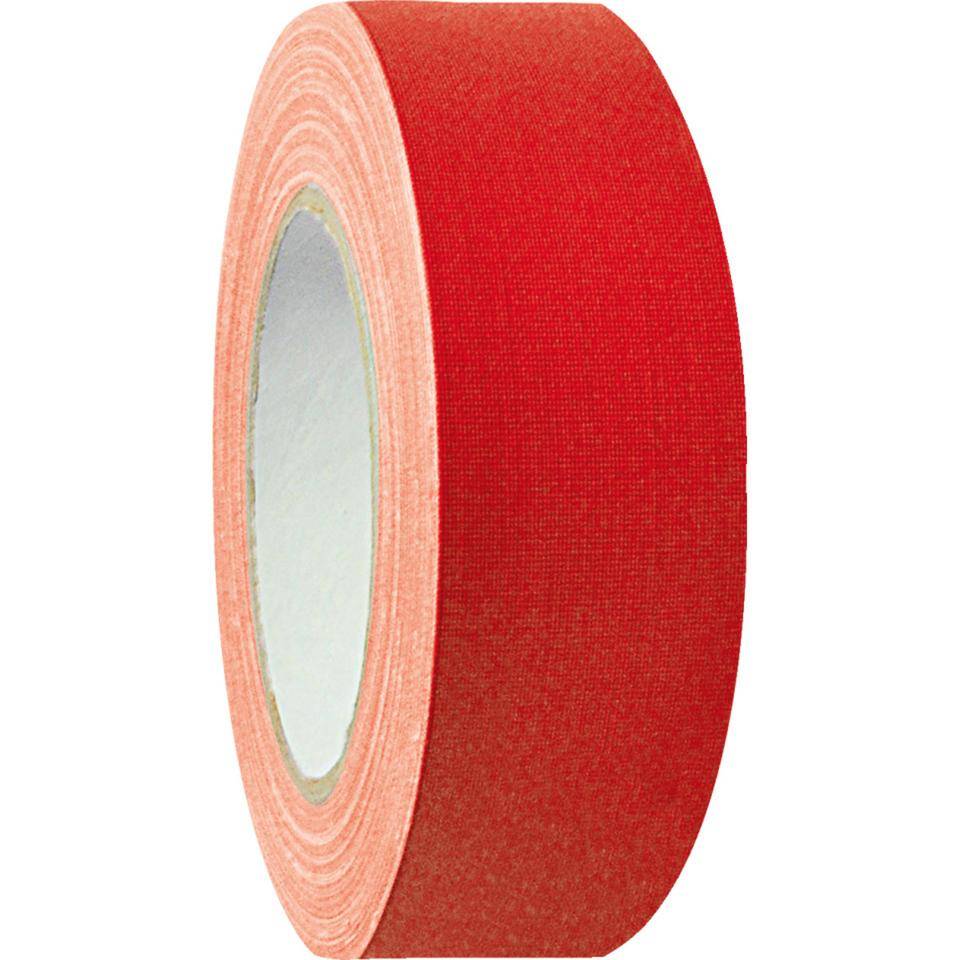 Gewebe-Klebeband, universell einsetzbar, wasserfest, rot, 50mm, 50m/Rolle