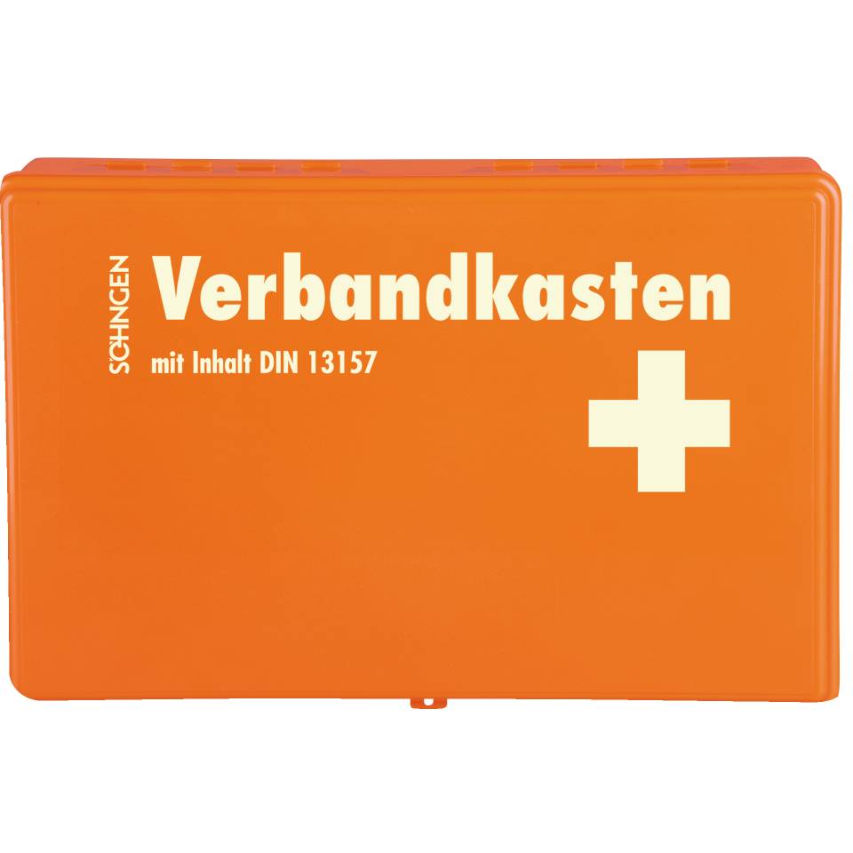 SÖHNGEN® Verbandkasten Kiel, mit PERMALIGHT Beschriftung, orange, Kunststoff