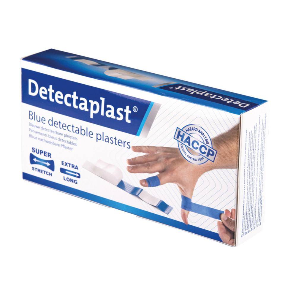 Detectaplast® Pflaster Elastic Fingerverband, detektierbar, blau, 120x20mm, 100/VE