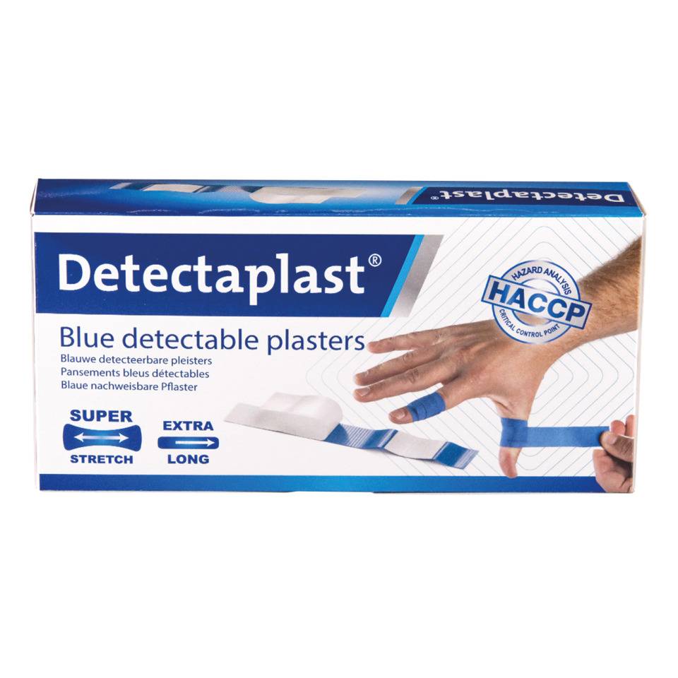 Detectaplast® Pflaster Elastic Fingerverband, detektierbar, blau, 180x20mm, 100/VE