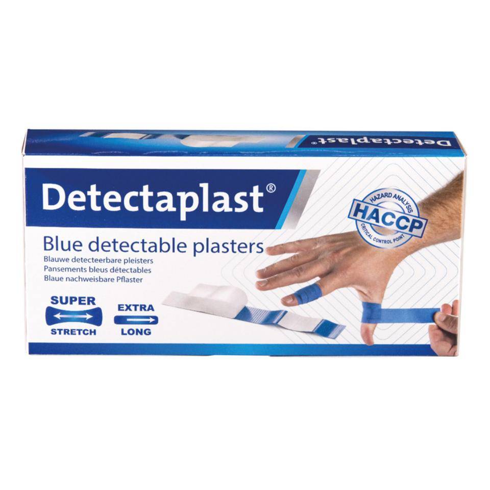 Detectaplast® Pflaster Elastic Fingerverband, detektierbar, blau, 180x20mm, 100/VE