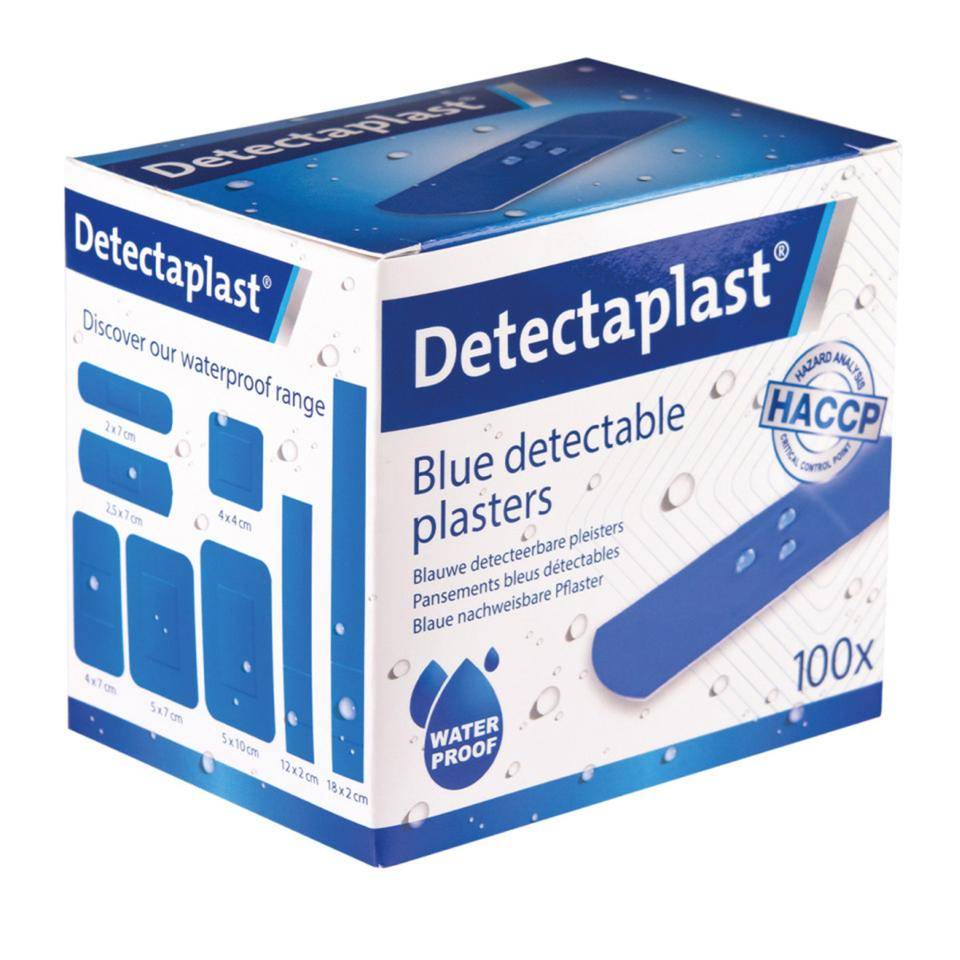 Detectaplast® Pflaster Univeral Strips, detektierbar, blau, 25x72mm, 100/VE
