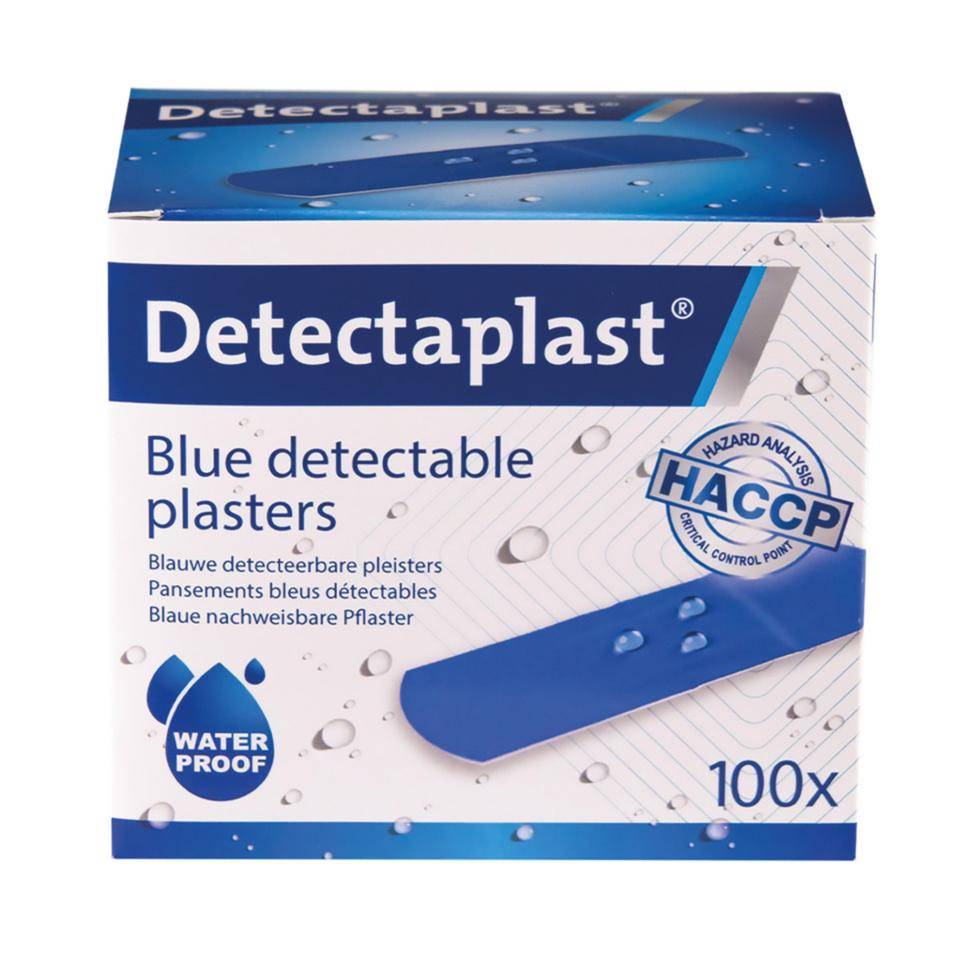 Detectaplast® Pflaster Univeral Strips, detektierbar, blau, 25x72mm, 100/VE