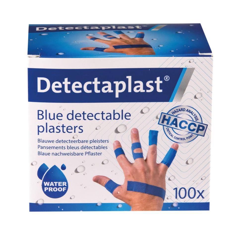 Detectaplast® Pflaster Univeral sortiert, detektierb., blau, 19x72mm/25x72mm, 100/VE