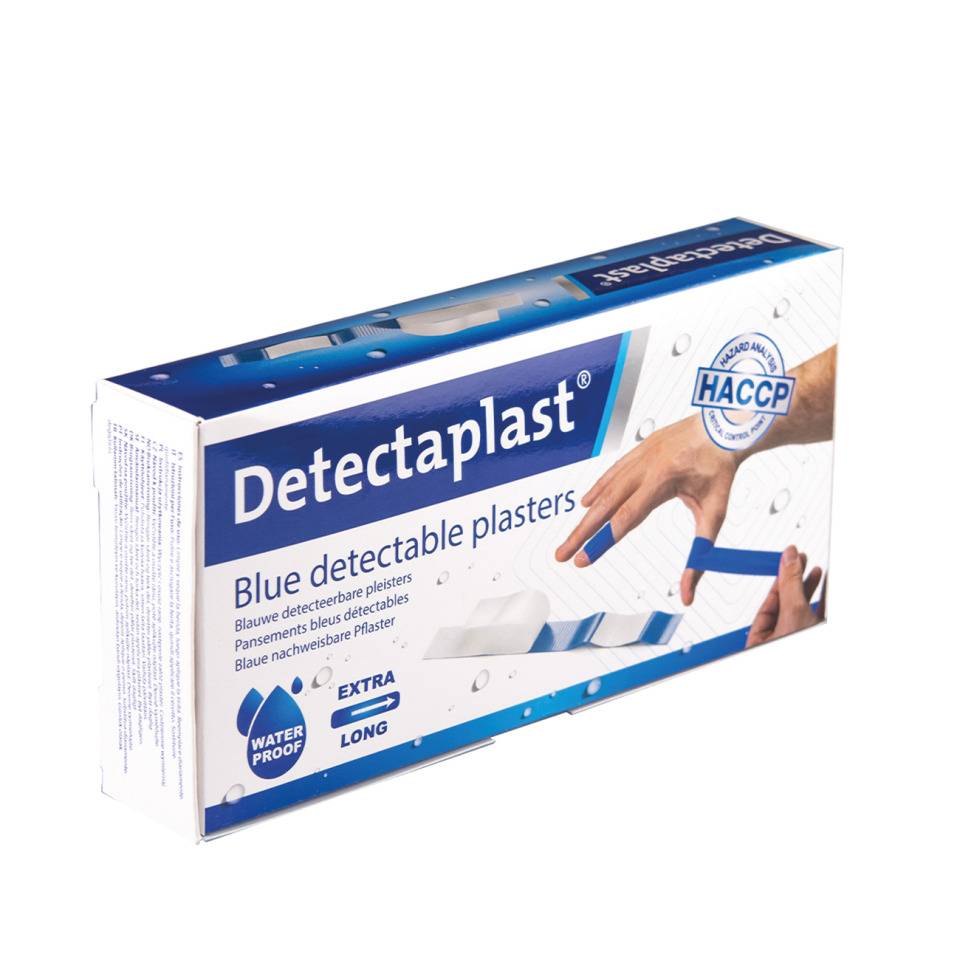 Detectaplast® Pflaster Univeral Fingerverband, detektierbar, blau, 120x20mm, 100/VE