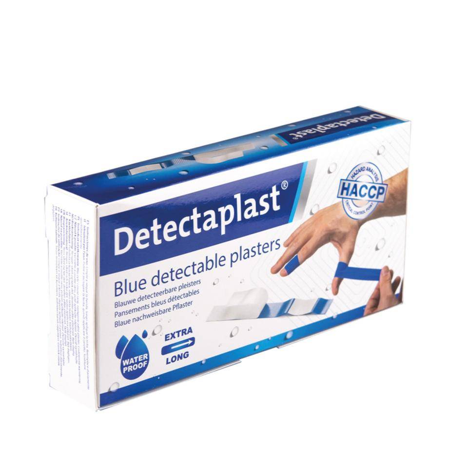 Detectaplast® Pflaster Univeral Fingerverband, detektierbar, blau, 120x20mm, 100/VE