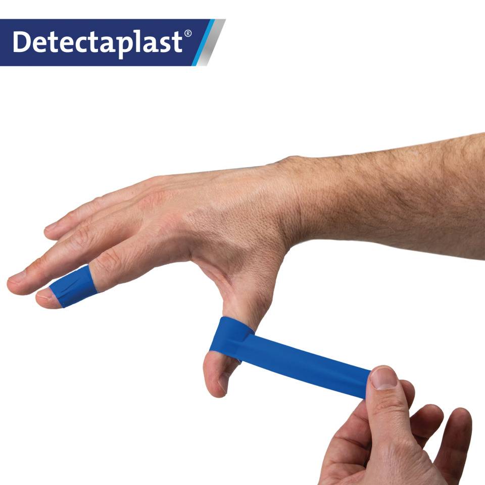 Detectaplast® Pflaster Univeral Fingerverband, detektierbar, blau, 120x20mm, 100/VE