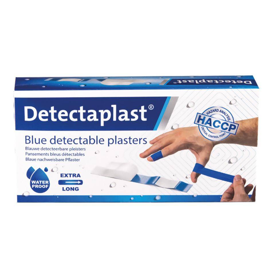 Detectaplast® Pflaster Univeral Fingerverband, detektierbar, blau, 180x20mm, 100/VE