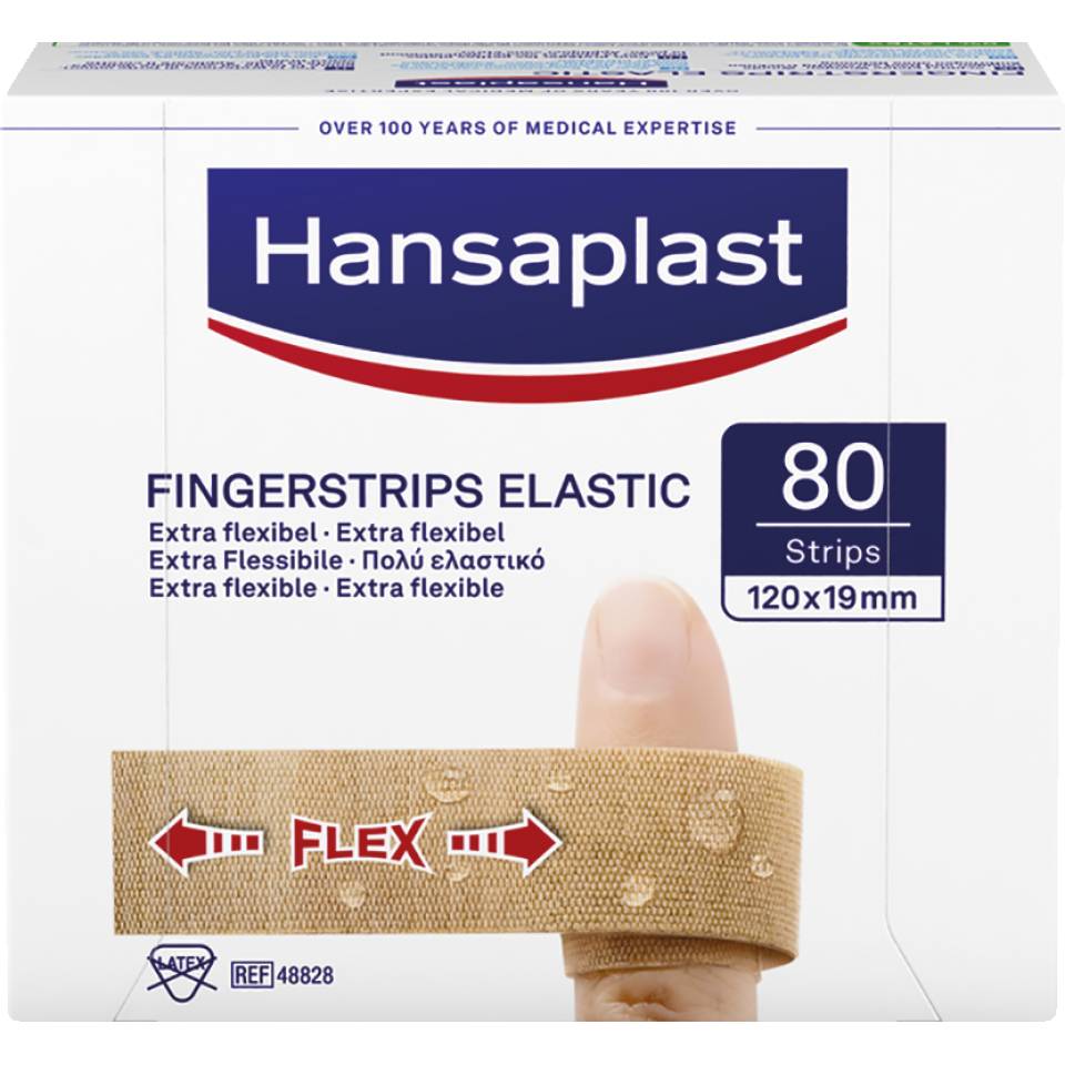 Hansaplast® Fingerverband, atmungsaktiv, hautverträglich, 12x1,9cm, 80/VE