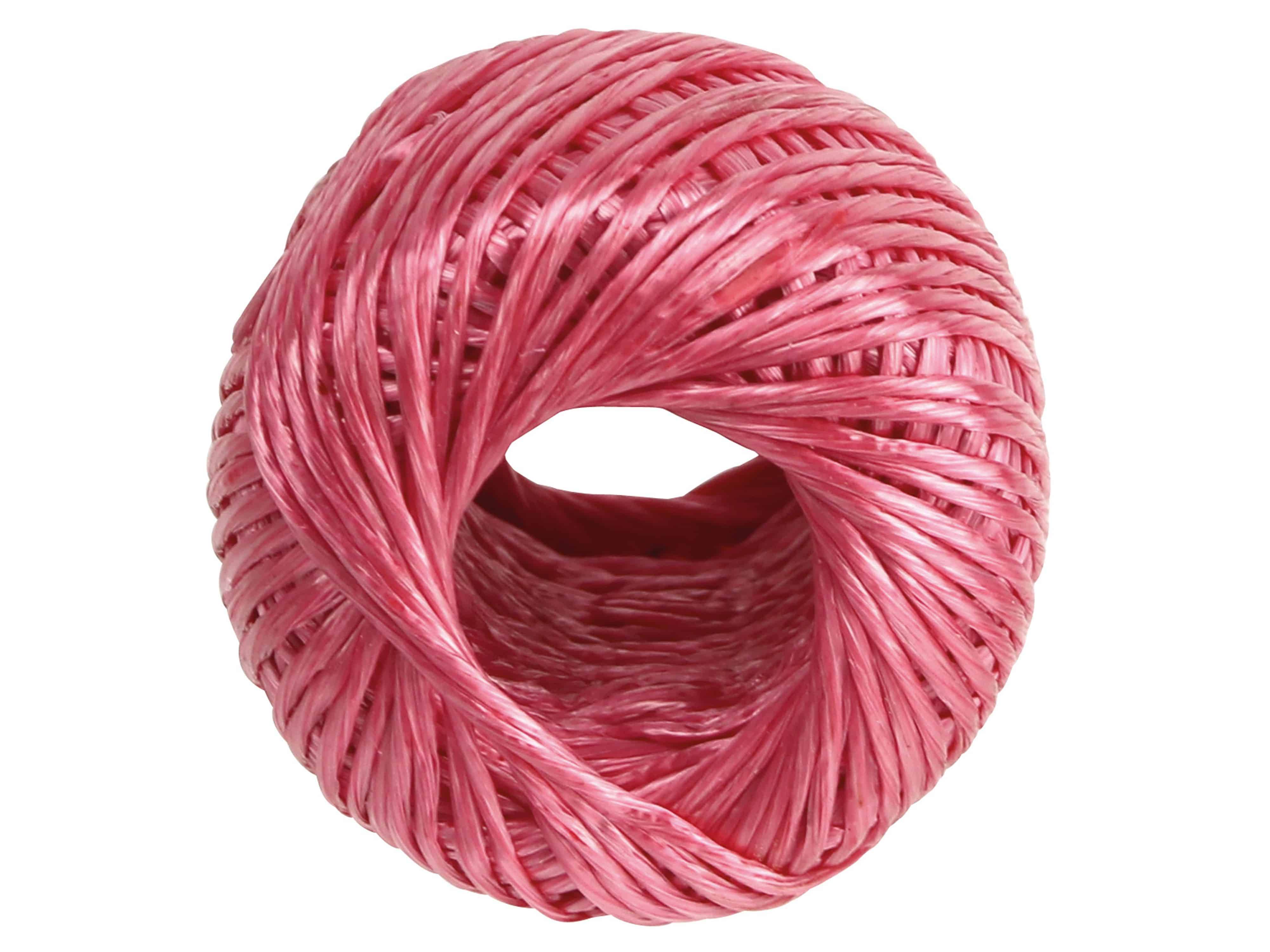 KINZO Bindfaden, 3x50 m, rot, blau, gelb