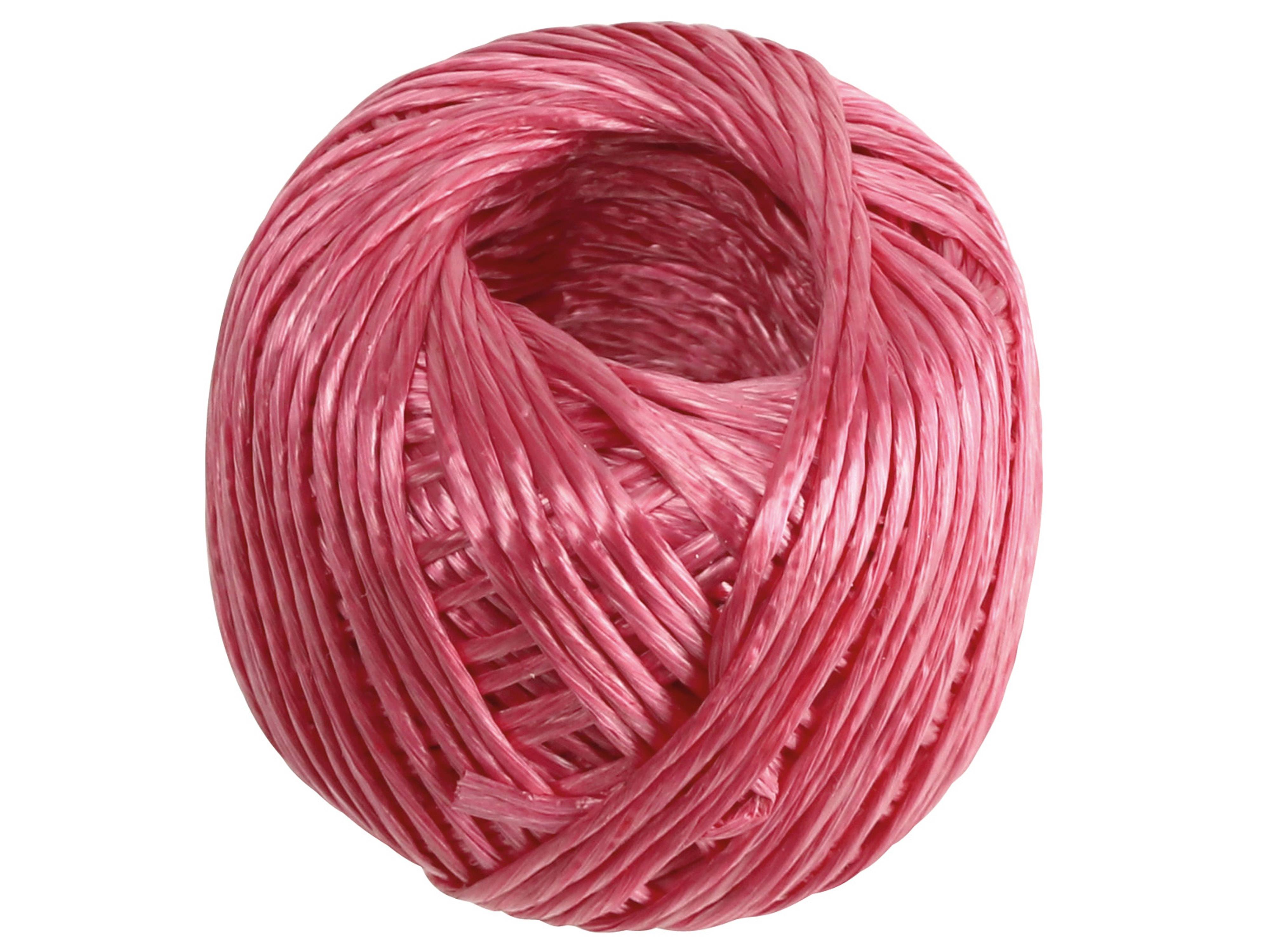 KINZO Bindfaden, 3x50 m, rot, blau, gelb