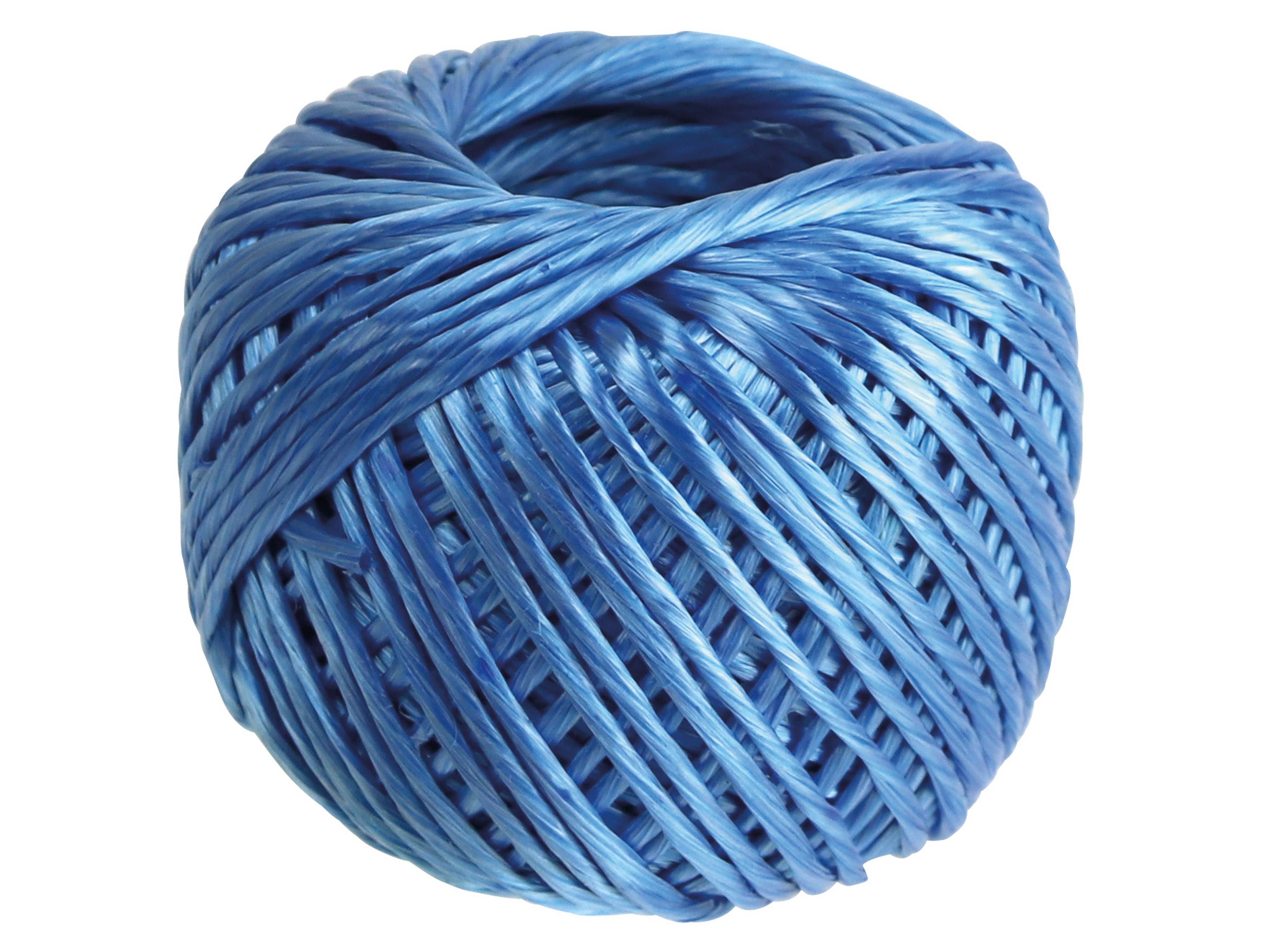 KINZO Bindfaden, 3x50 m, rot, blau, gelb