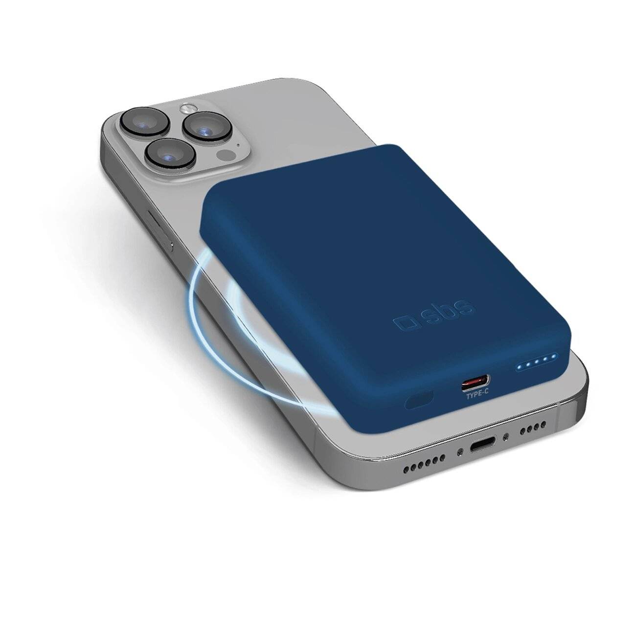 Powerbank SBS TEBB5000MAG1CB 5000 mAh MagSafe - blau
