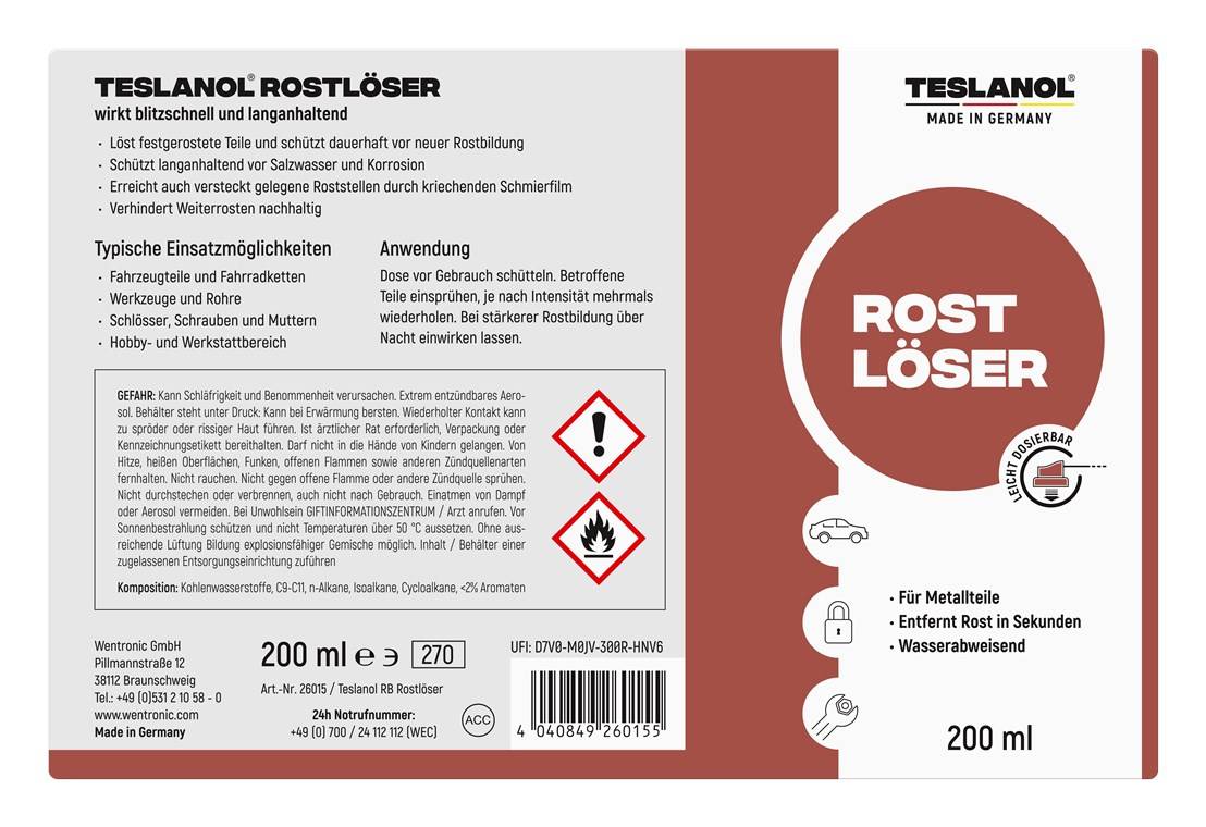 Teslanol Rostlöser 200 ml