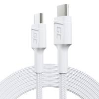 GREEN CELL - KABGC29W - 2 m - USB C - USB C - USB 3.2 Gen 1 (3.1 Gen 1) - 0,48 Gbit/s - Weiß