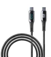 Cellularline DISPLAY CABLE, 2 m, USB C, USB C, Schwarz