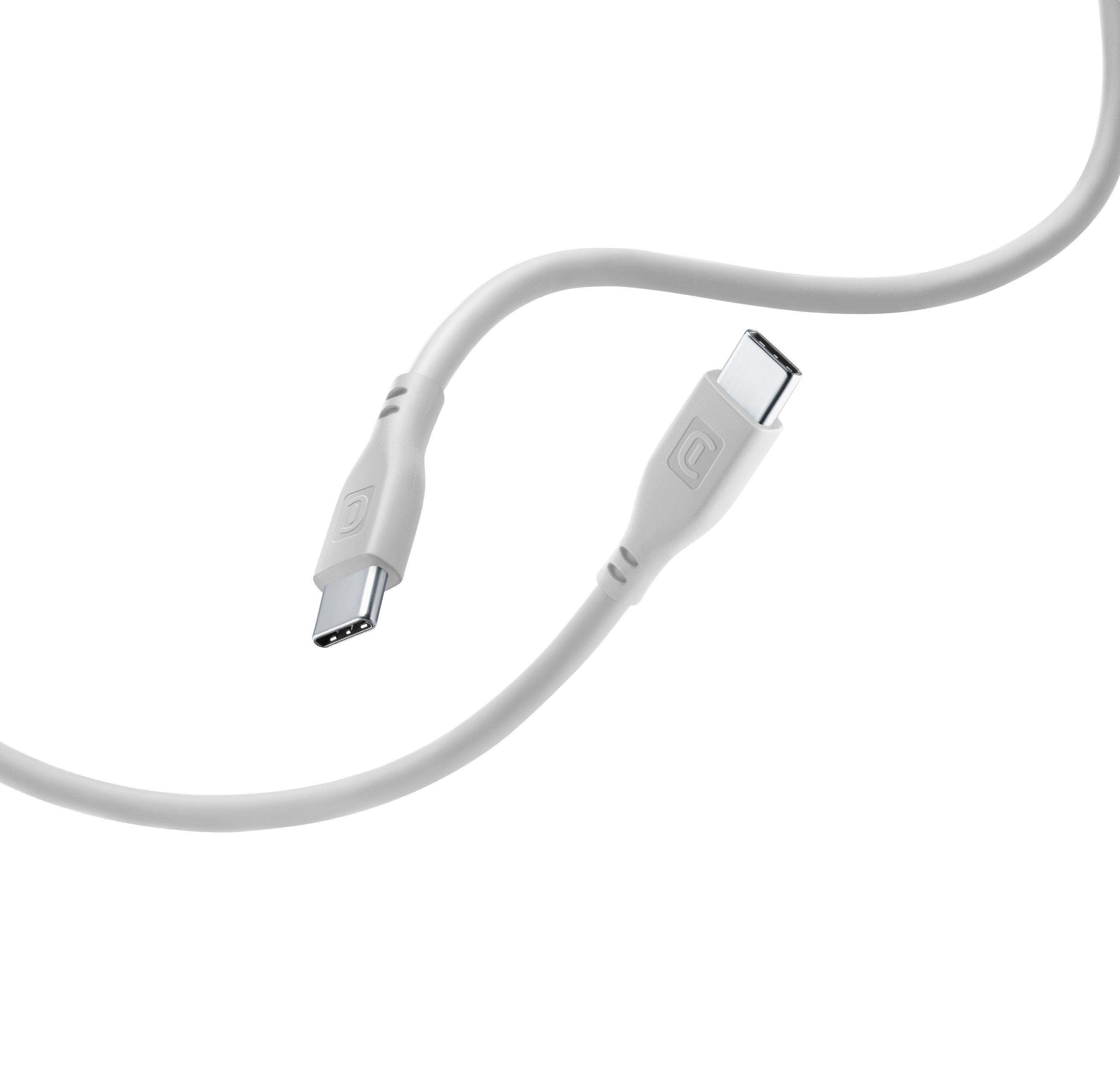 Cellularline Soft - 1,2 m - USB C - USB C - Grau