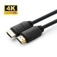 MicroConnect - Highspeed - HDMI-Kabel mit Ethernet - HDMI männlich zu HDMI männlich - 1 m - Dreifachisolierung - Schwarz