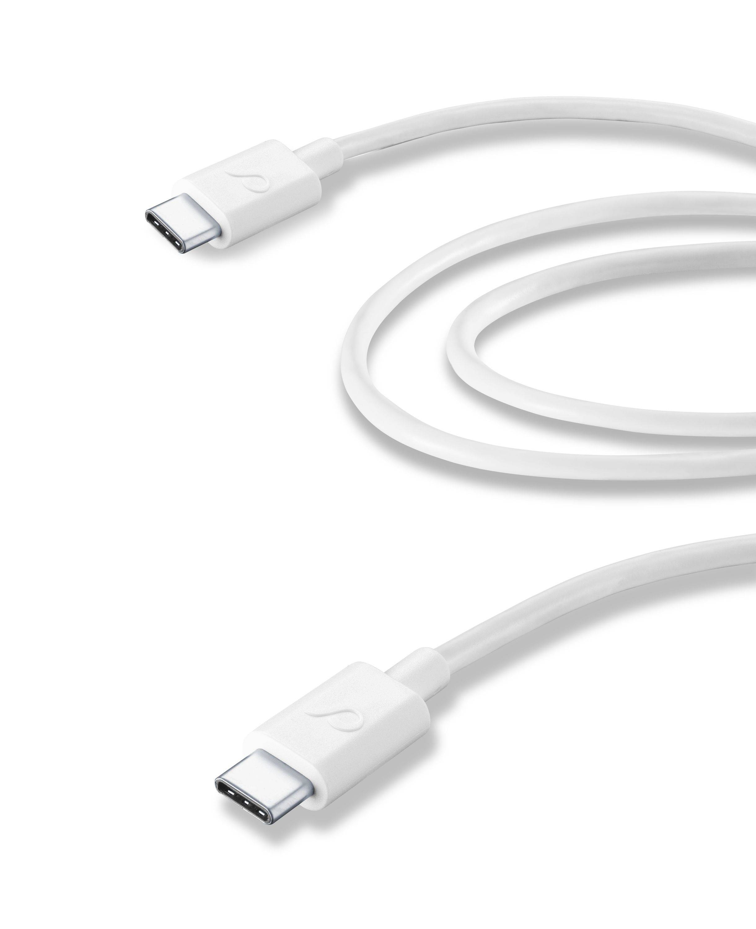 Cellularline USBDATACUSBC2C2M - 2 m - USB C - USB C - Weiß
