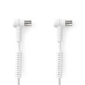 Nedis CSGB40120WT50 Coaxkabel IEC Coax Male - Netzwerk