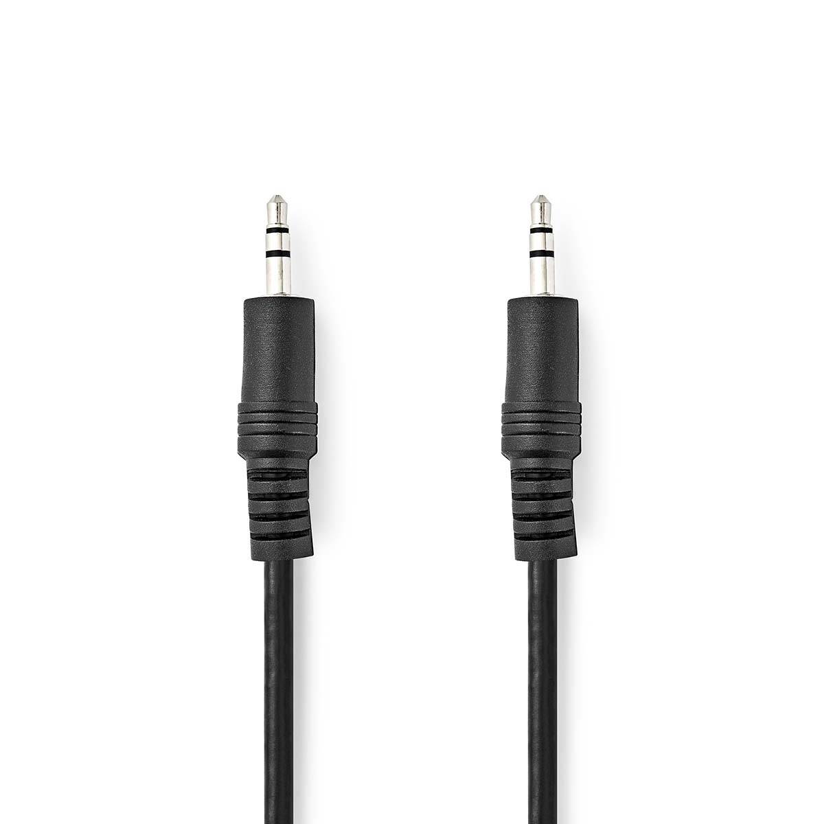 Nedis CAGL22000BK05 - 3.5mm - Männlich - 3.5mm - Männlich - 0,5 m - Schwarz