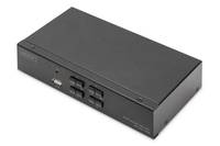 DIGITUS - KVM Switch, 4x1 DP, DP Out,USB