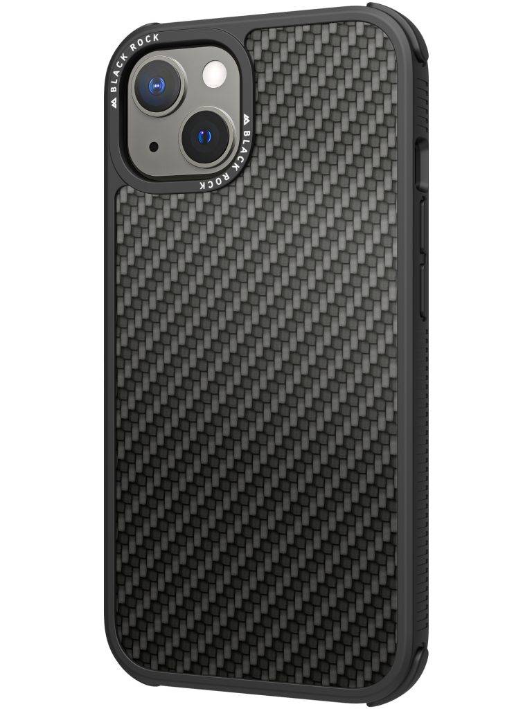 Black Rock Cover Robust Real Carbon für Apple iPhone 13 Schwarz 00217018