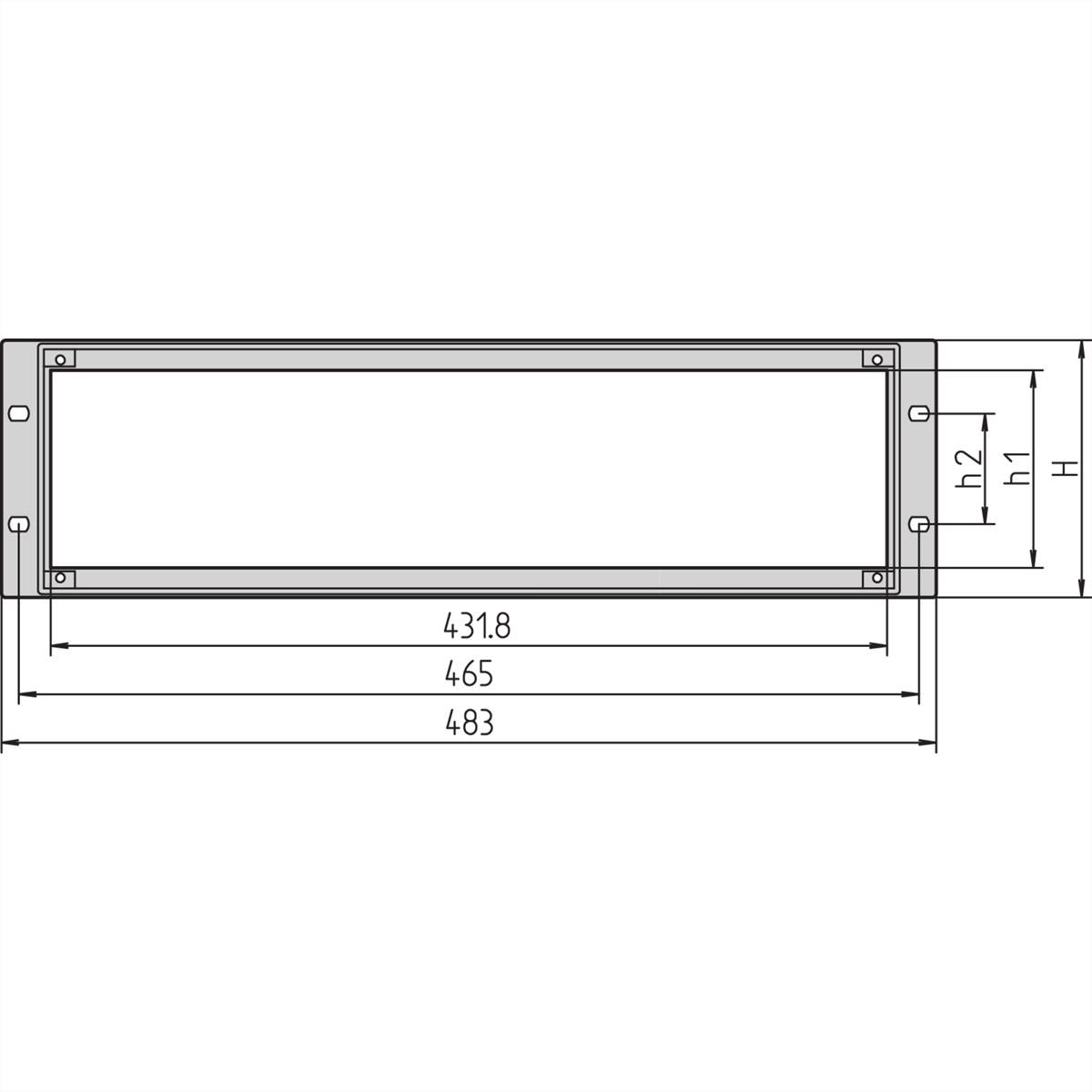 SCHROFF INPAC GEHAEUSE 3HE 374,5T