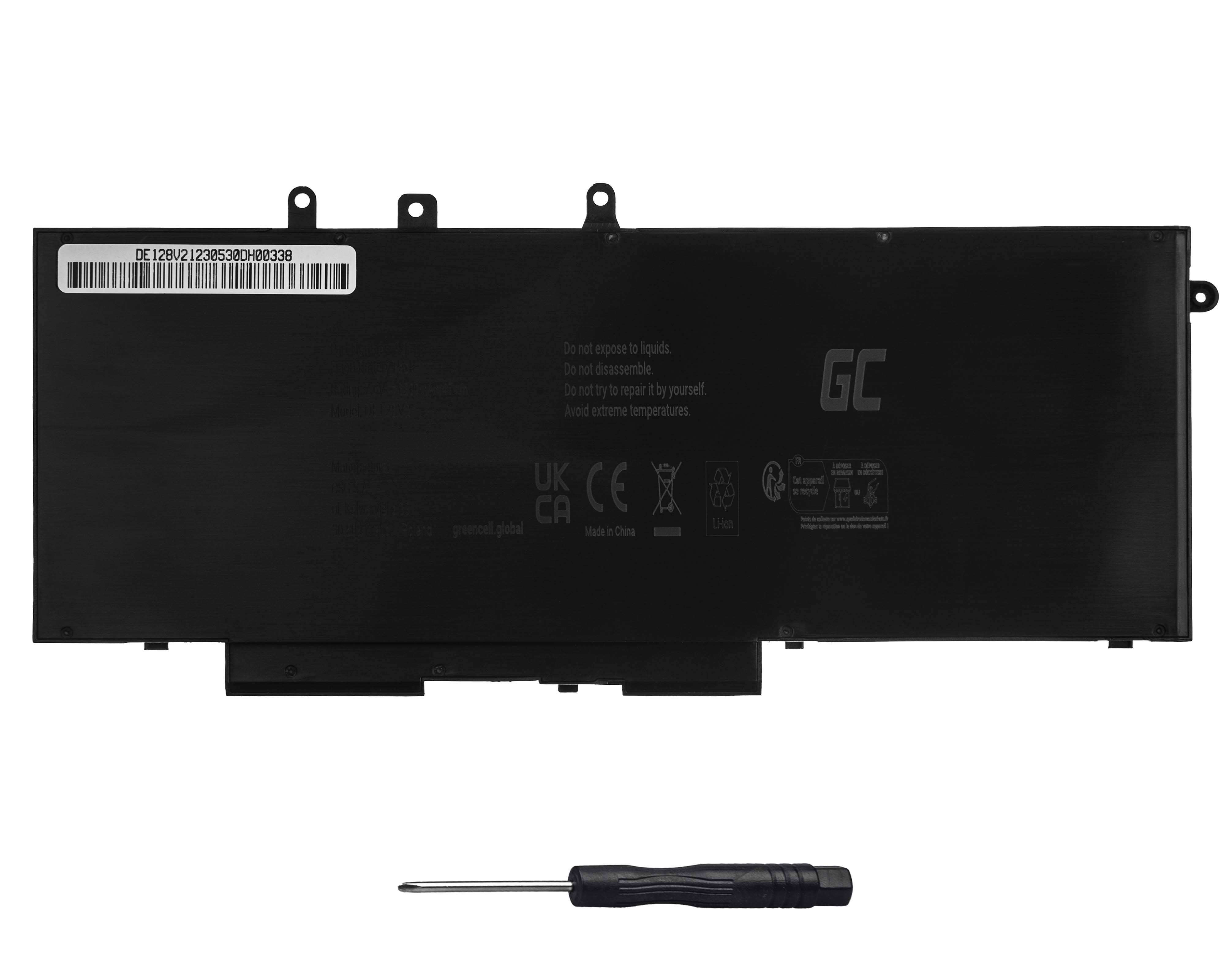 Akku für Dell Latitude 5280 5290 5480 5490 5491 / 7.4 6.200mAh