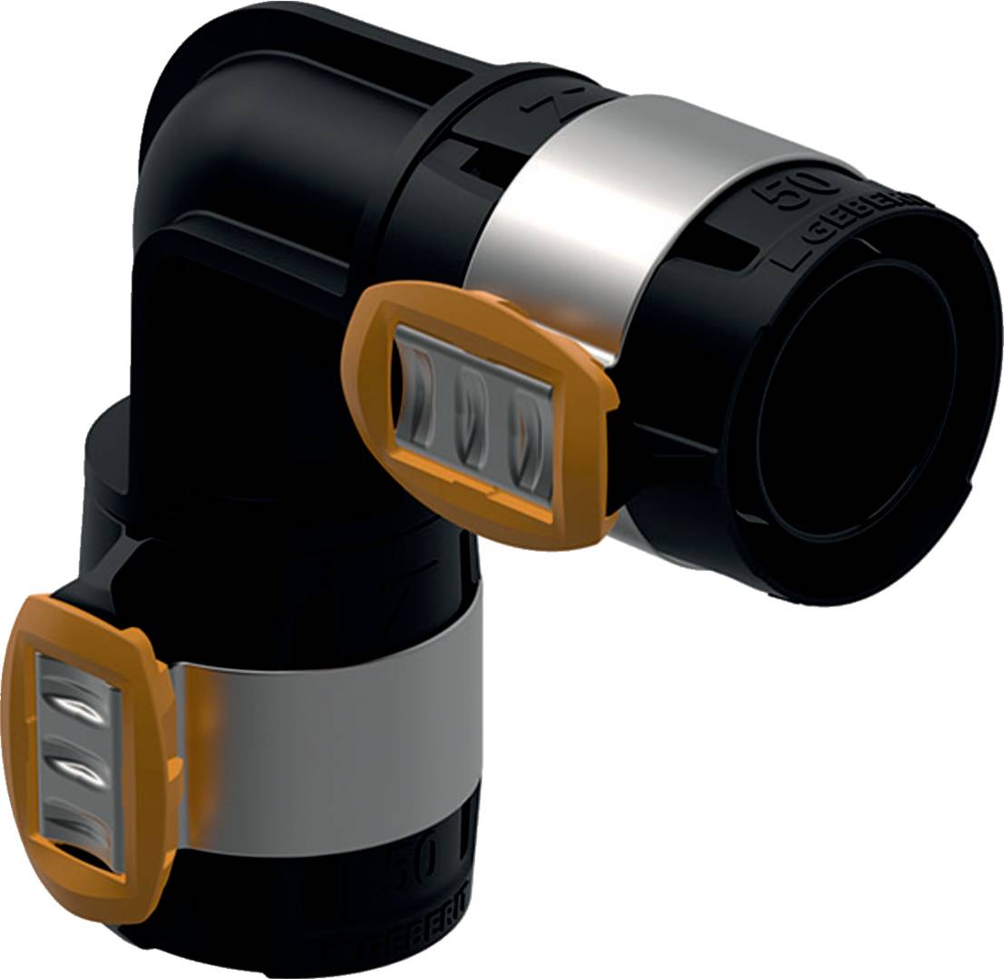 Geberit Bogen FlowFit 90Grad, PPSU DN50 63mm