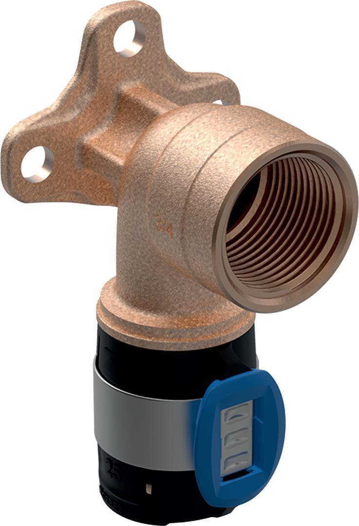 Geberit GE FlowFit, Anschlusswinkel, RG+, d16mm x Rp1/2, L 3,6cm, 1 Stk.