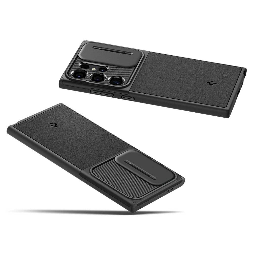 Spigen Optik Armor Hülle Samsung Galaxy S24 Ultra – Schwarz
