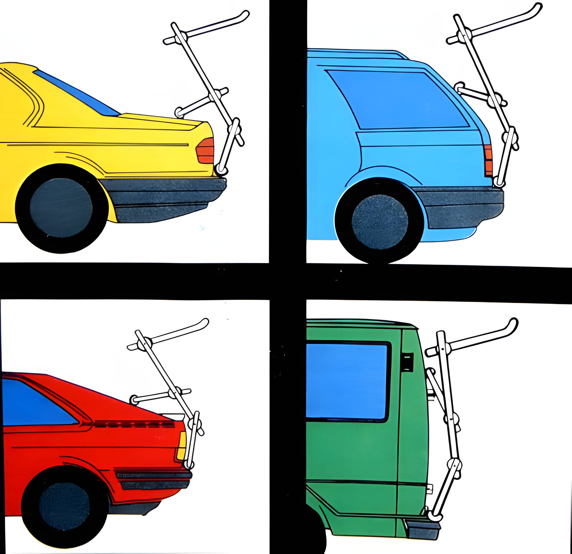 HECKTRÄGER Fahrradträger MAIN PROFESSIONAL 3 Räder
