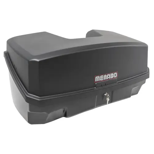 Menabo Kupplungsträger Heckträger Race 4 für 4 Räder + Transportbox Nekkar 300 Liter Menabo Kupplungsträger Heckträger Race 4 für 4 Räder + Transportbox Nekkar 300 Liter