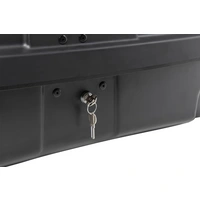 Race 3 Kupplungsträger Fahrradträger 3 Räder klappbar + Nekkar Gepäckbox 300 Liter schwarz Race 3 Kupplungsträger Fahrradträger 3 Räder klappbar + Nekkar Gepäckbox 300 Liter schwarz