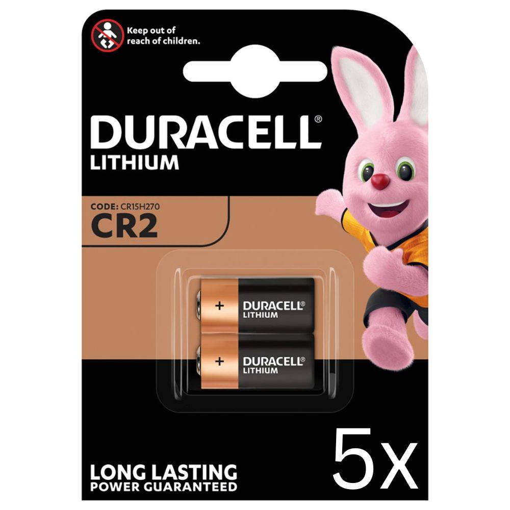 10x Duracell CR2 Ultra Lithium Batterie 3V 850mAh – 5x 2er Blister