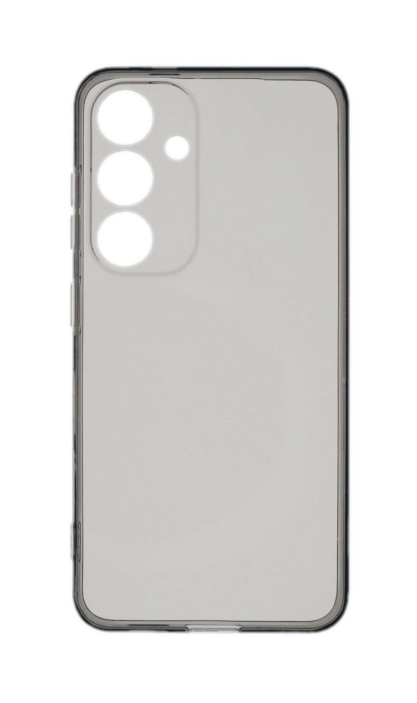 1.5 mm TPU Case smoky fürSamsung Galaxy S24 5G – transparent schwarze Handyhülle