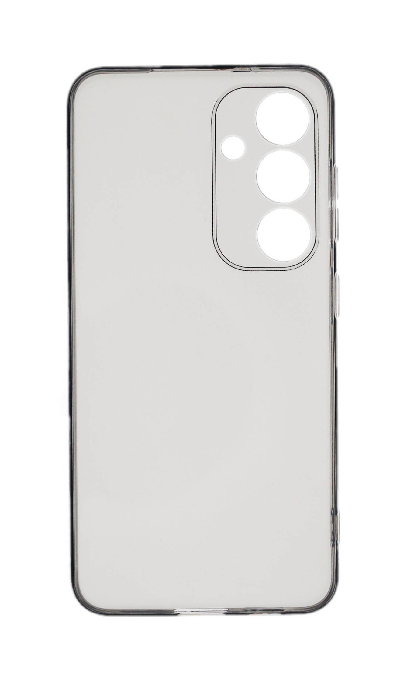 1.5 mm TPU Case smoky fürSamsung Galaxy S24 5G – transparent schwarze Handyhülle