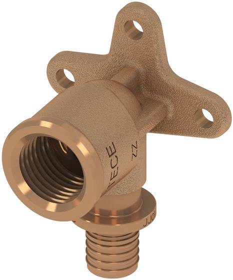 TECEflex Wandscheibe Rotguss d= 20mmx3/4 IG