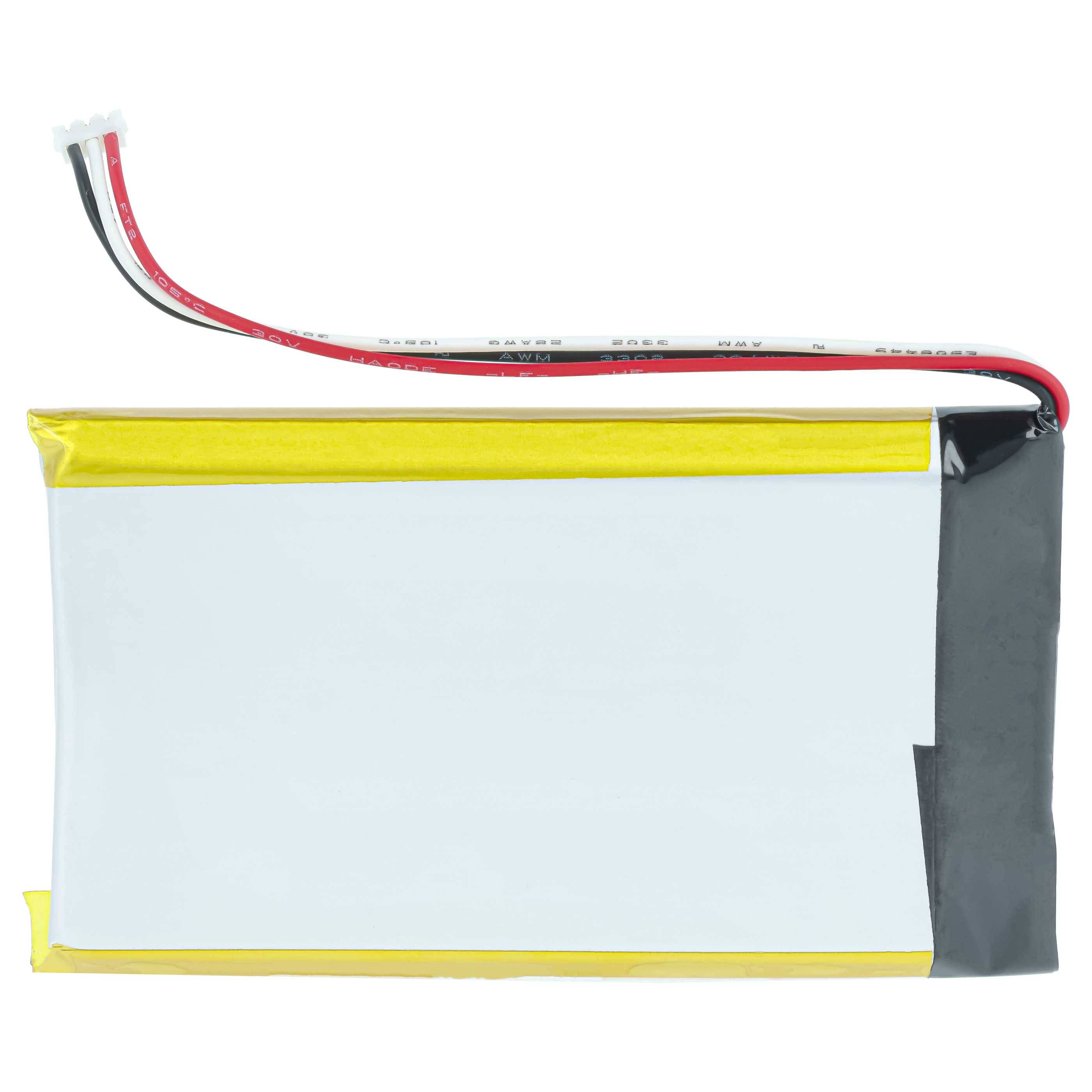 vhbw Akku Ersatz für Garmin EF34EF38F00HV, US503, 361-00051-12 für GPS Navigation Navi (1250 mAh, 3,7 V, Li-Polymer)